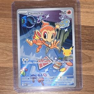 Pokémon Cards First Partner Full Art Promo 30th Anniversary - Chimchar